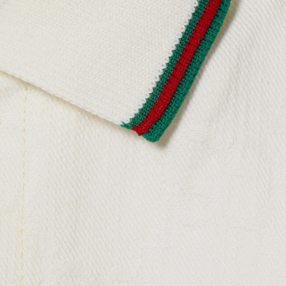 Children's GG denim jacket with Web in white | GUCCI® US