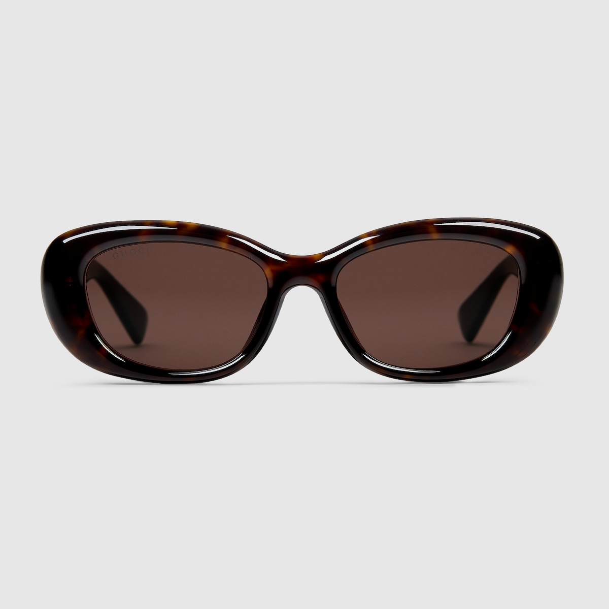 GUCCI 新品同様 グッチ サングラス オーバル GG2413 ブラウン系
