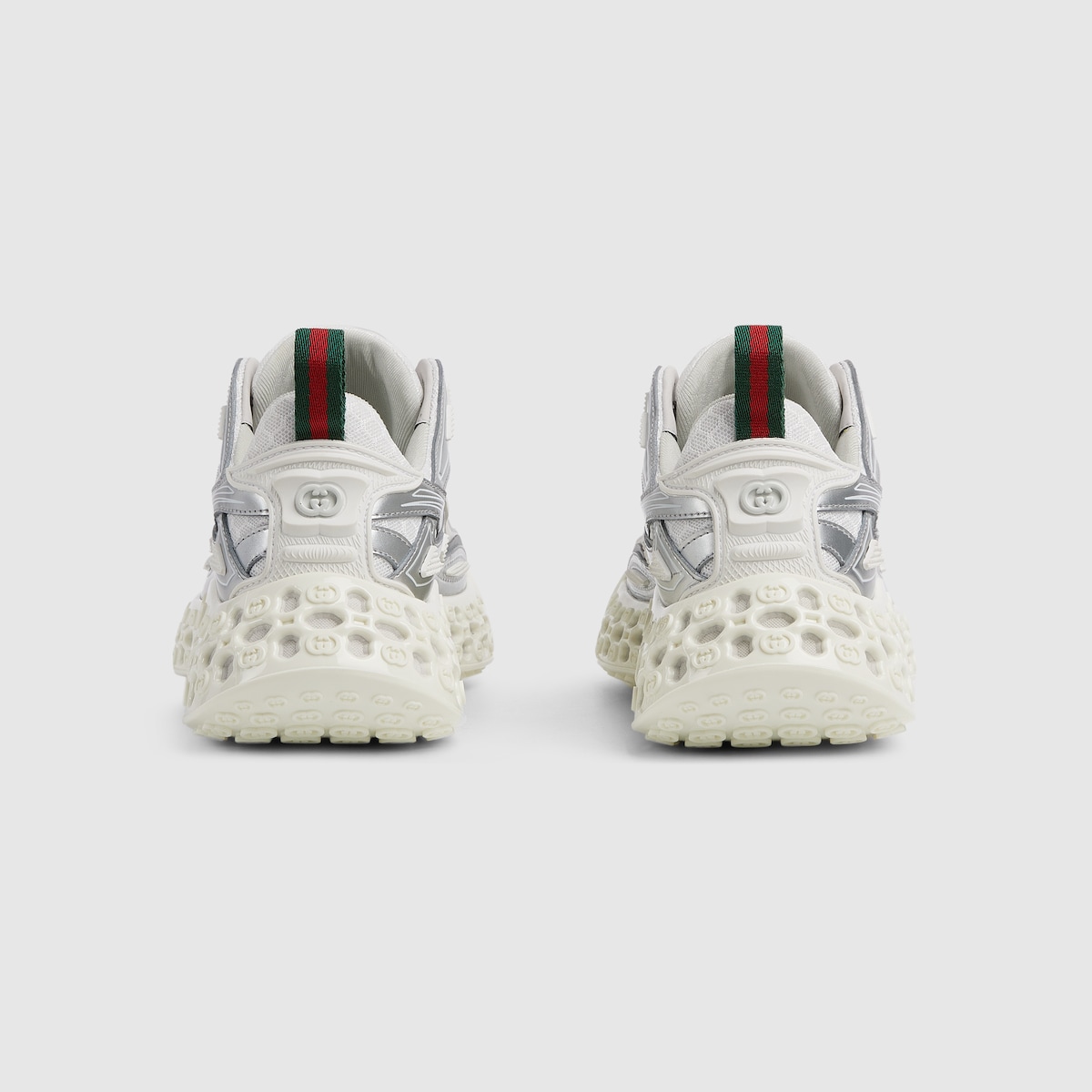 スニーカー GUCCI Women Sneakers 806633AADMG9053 White Gucci Re-Web WMNS White Leather / Crystal Charms - Jun 2024