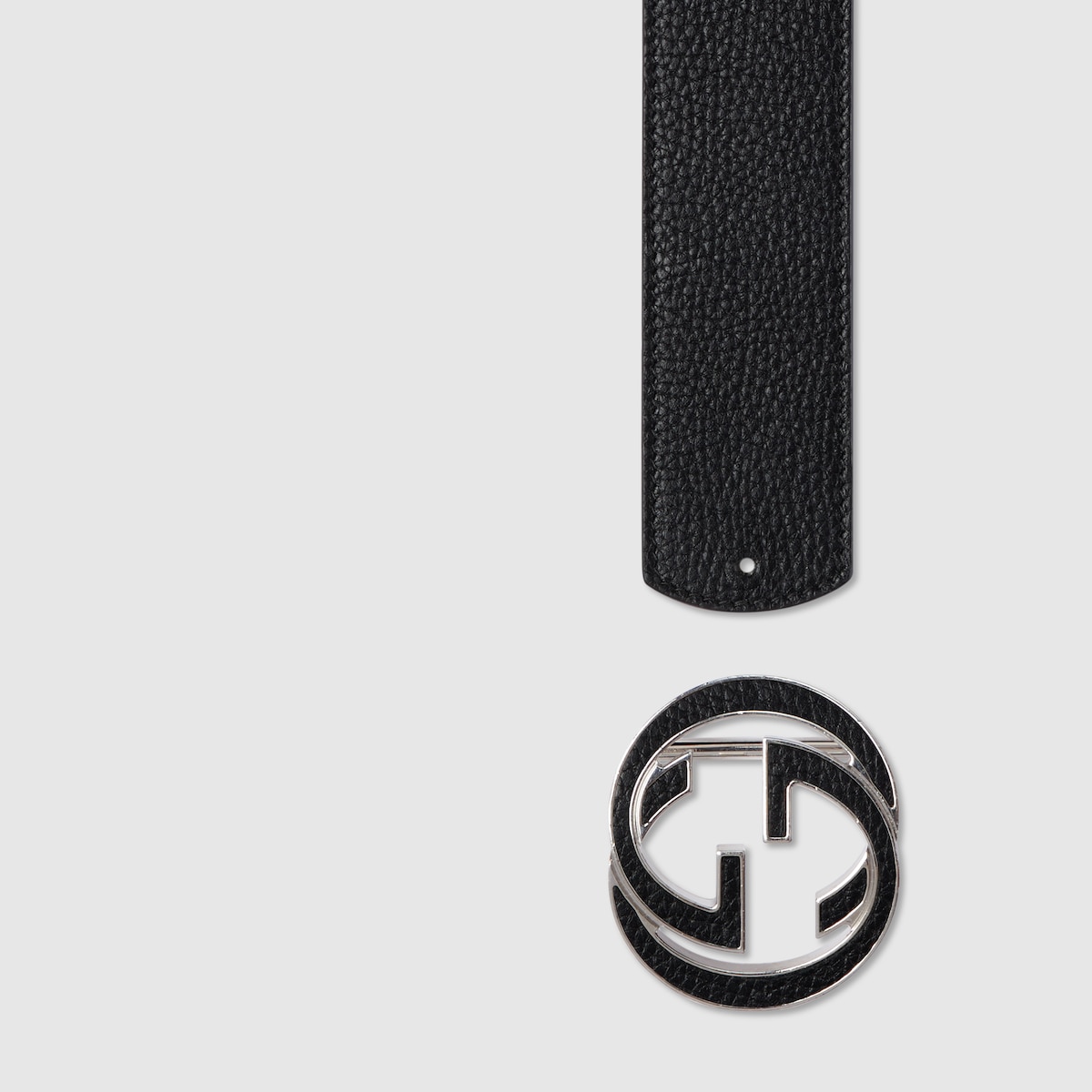 Reversible belt with Interlocking G buckle