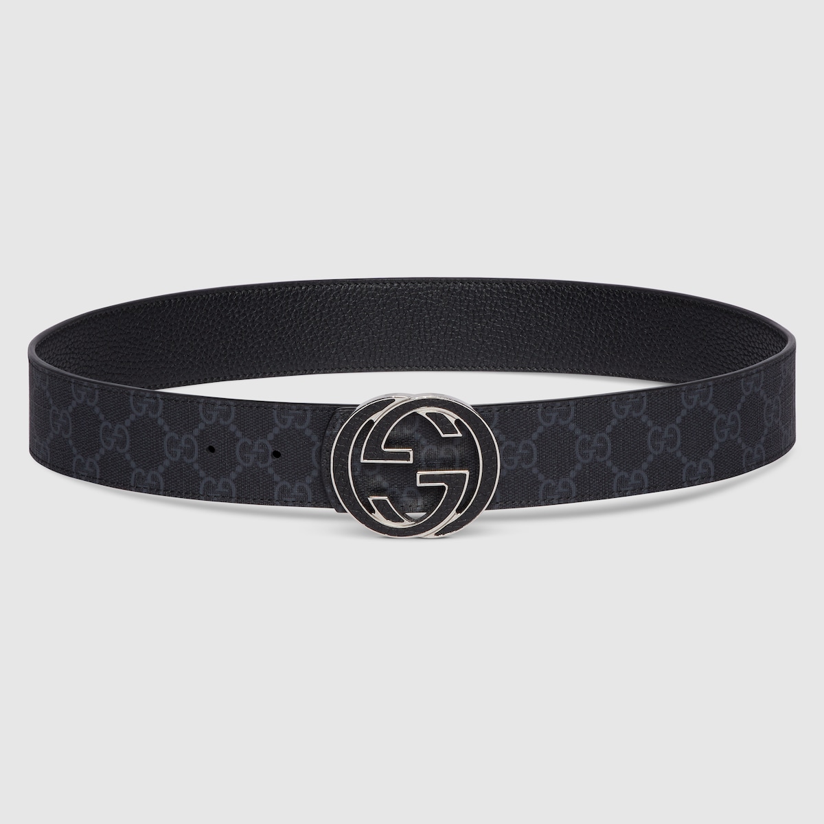 GUCCI◇ベルト/レザー/BLK/無地/レディース/400593 : セカンド