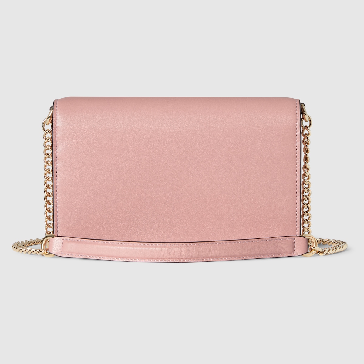 GG Emblem chain wallet in light pink GUCCI® CZ
