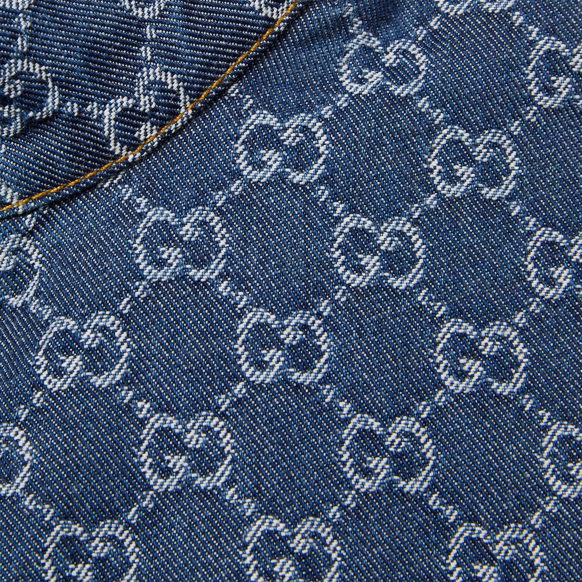 ジャケット GUCCI SS25 GG jacquard denim jacket (815185XDC9I 4528) GG denim jacquard jacket in blue | GUCCI® US