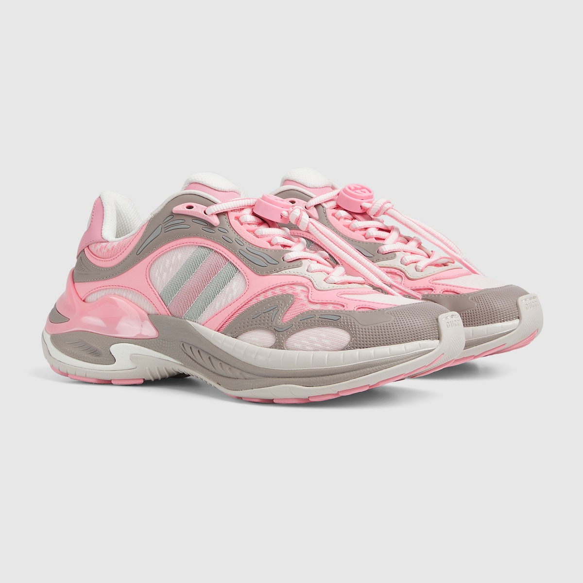 【GUCCI】 pink sweat trainer Gucci x adidas Originals original sweatshirt trainer print