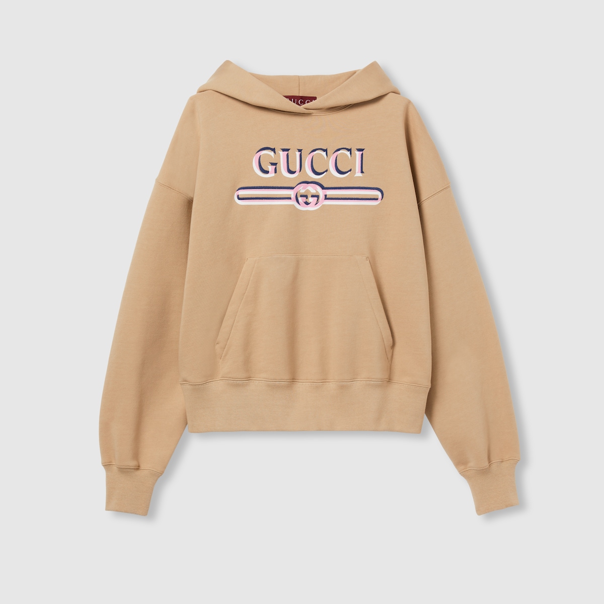 Gucci 2025 Hooded Sweater White Blue Cotton 286045