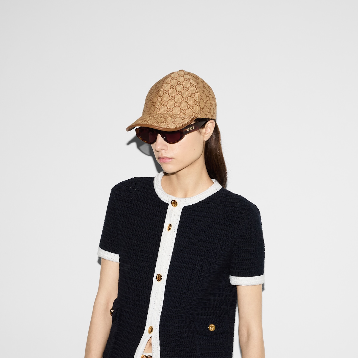 GG straw baseball hat