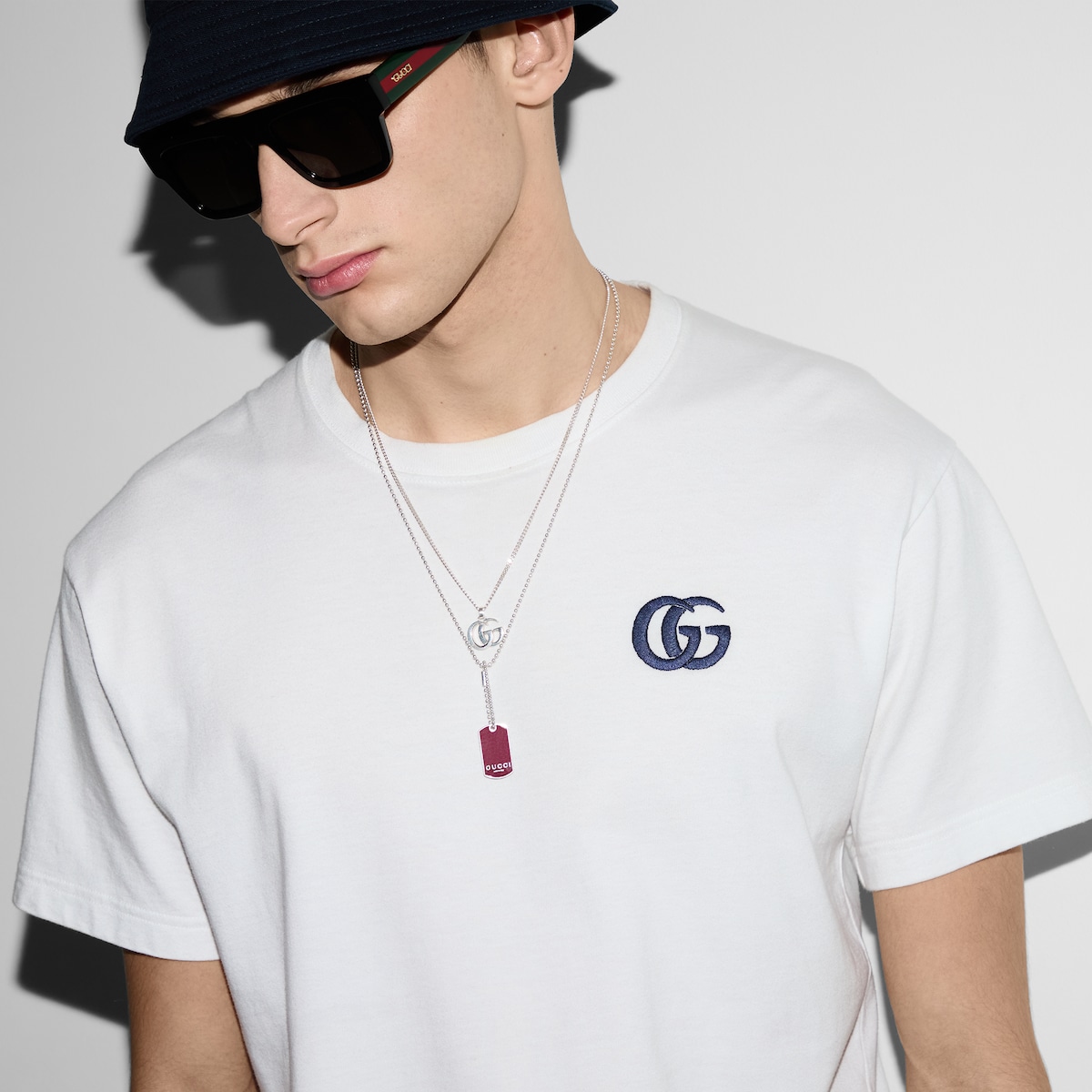 コットンジャージー Tシャツ ・ホワイト | GUCCI公式