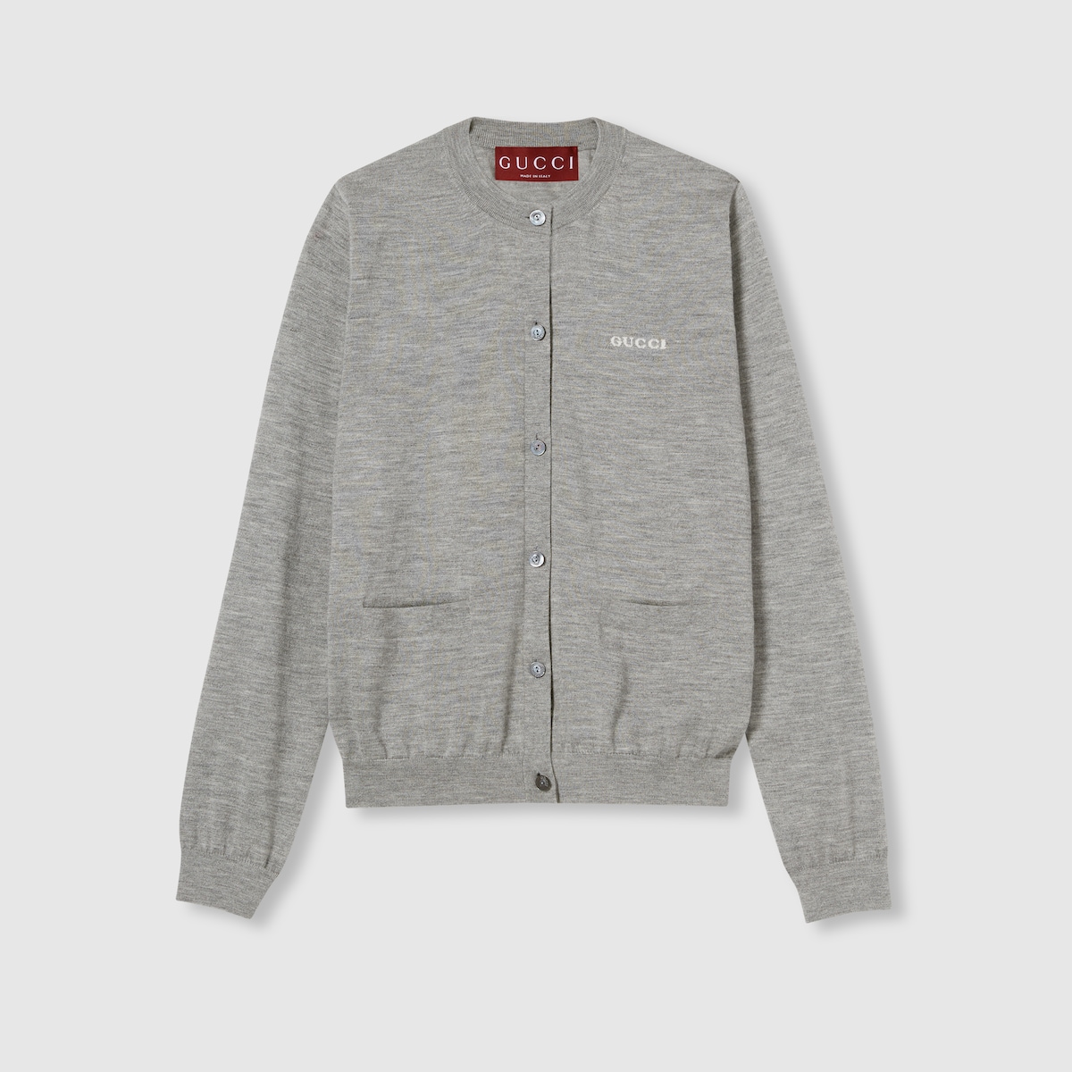 GUCCIカシミアカーディガン GUCCI 美品 グッチ 現行モデル カシミヤ100％ ビット金具