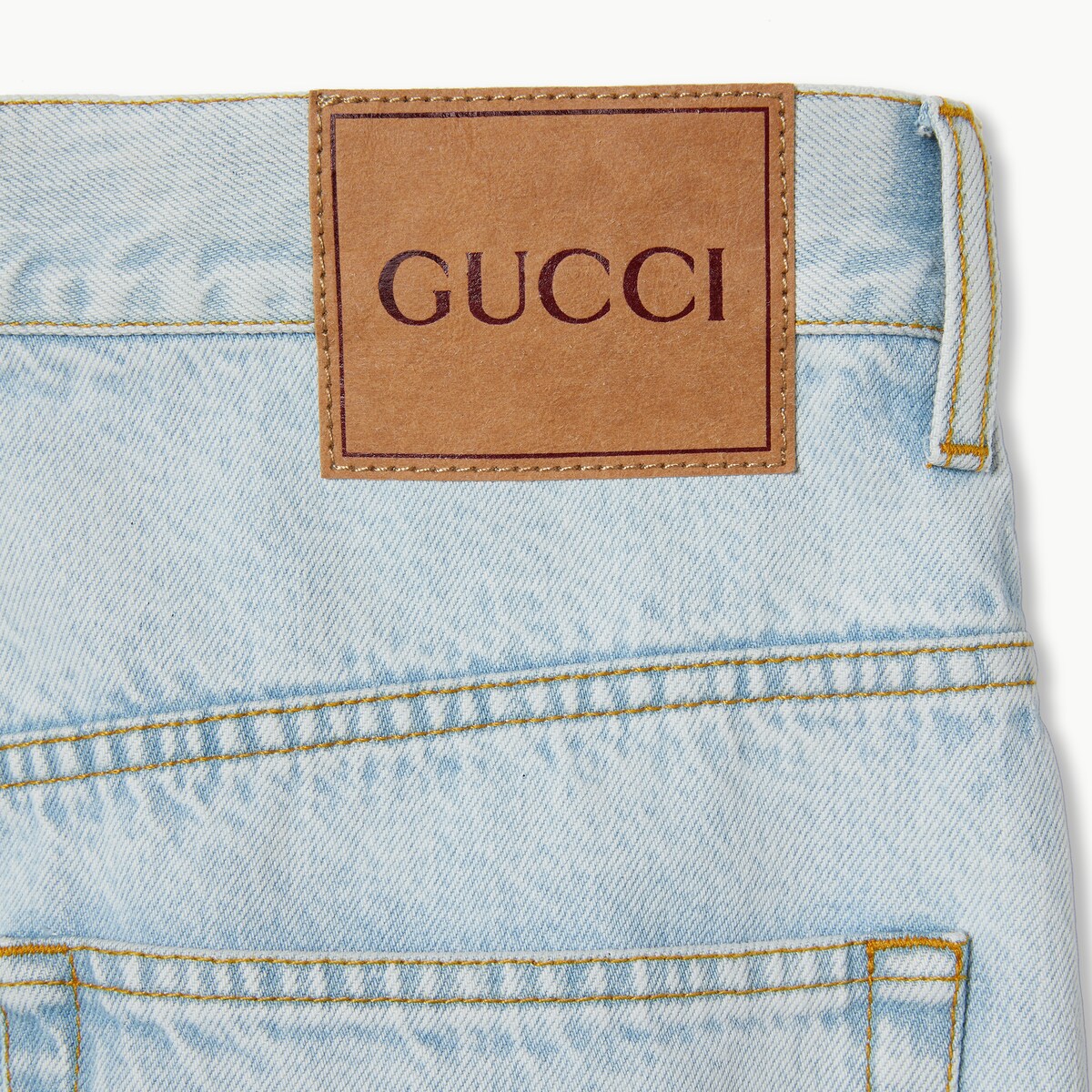 レーザー デニム パンツ ・ライトブルー | GUCCI公式