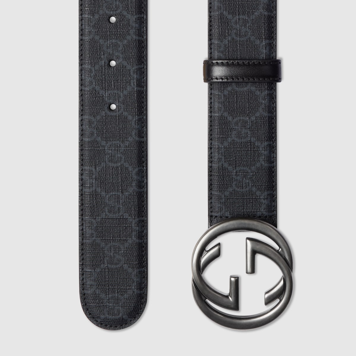 Belt with Interlocking G buckle