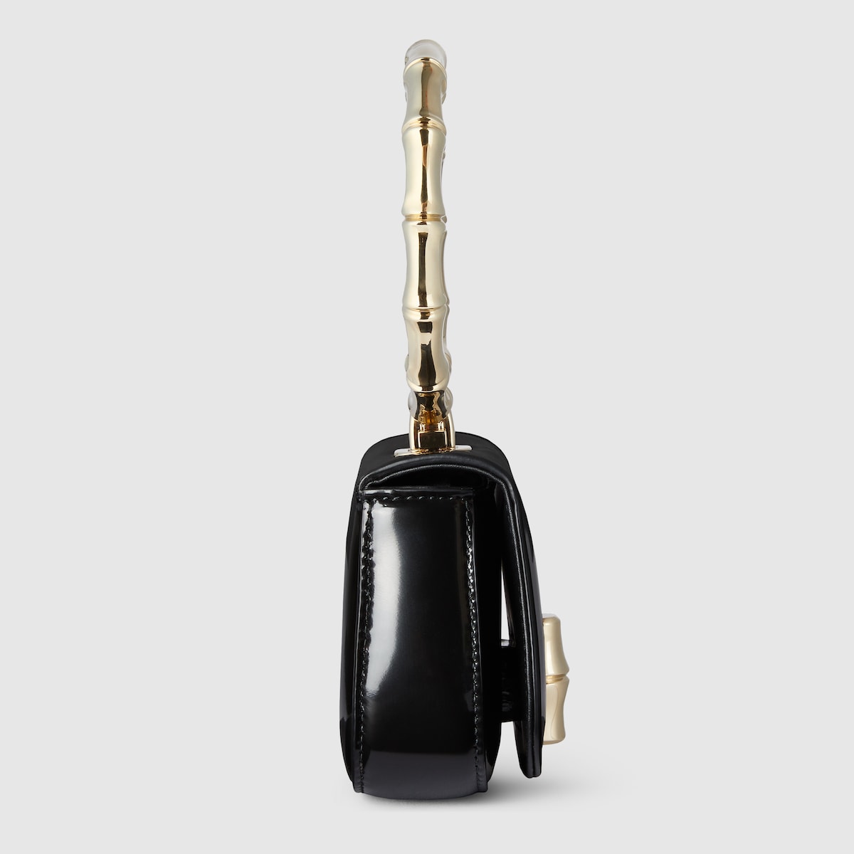 注目の新作♪【GUCCI】〔バンブー〕 ナイト スモールポーチ Gucci Bamboo Night small bag in black leather | GUCCI® US