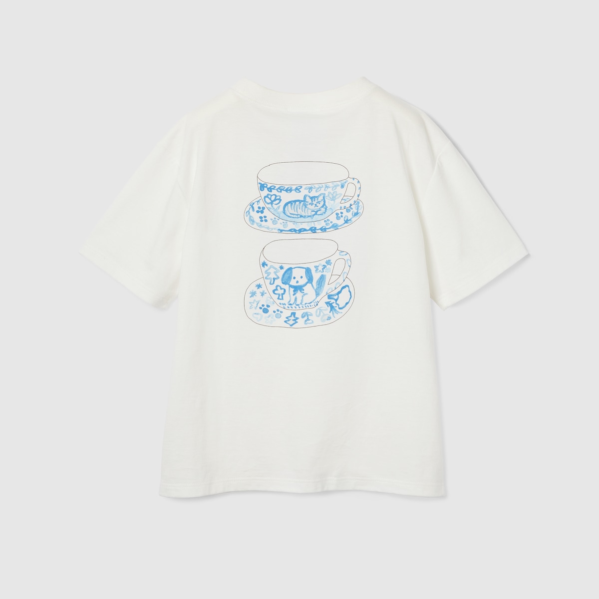 GUCCIチルドレンズ　Tシャツ チルドレンズ〕プリント コットン Tシャツ ・ホワイト | GUCCI公式