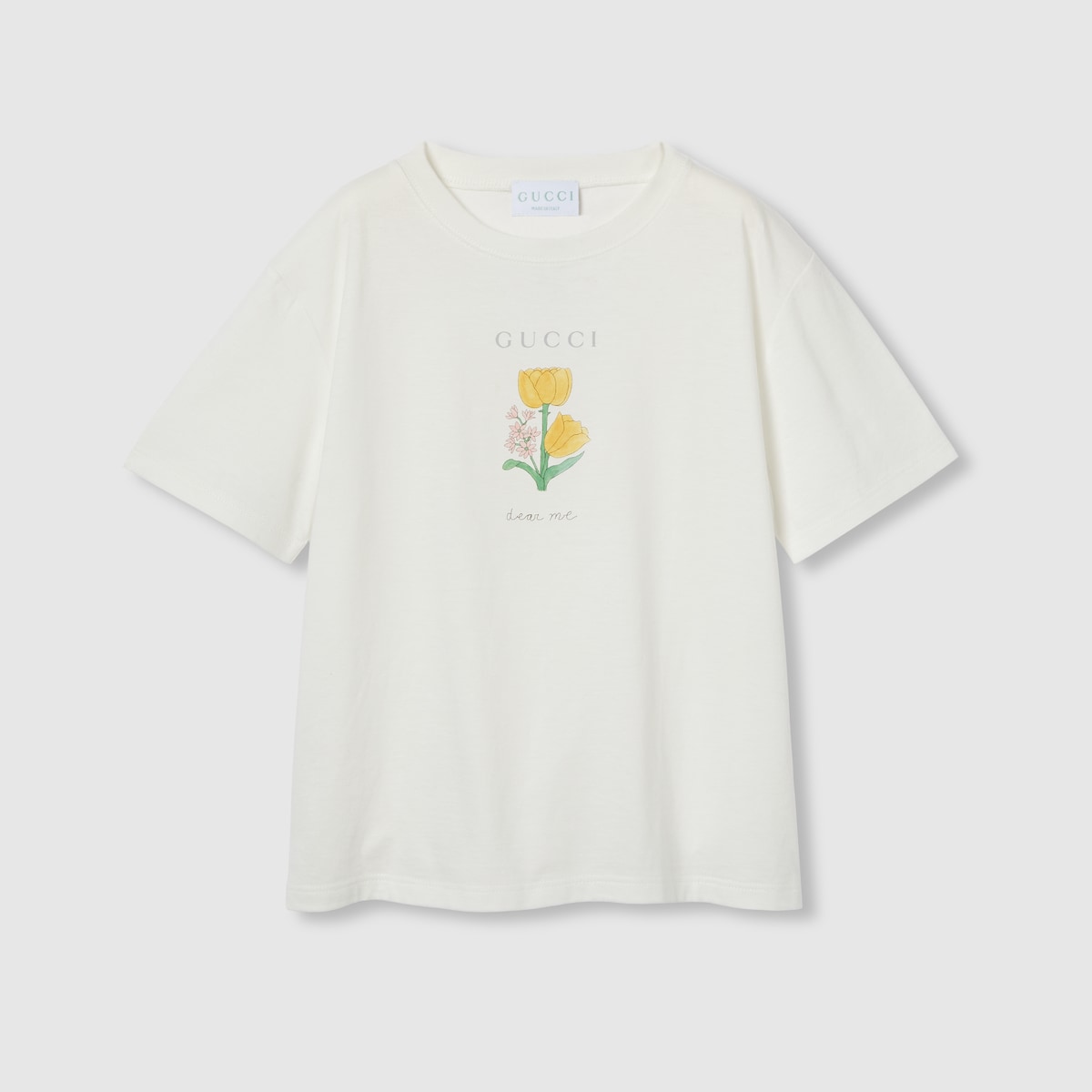 【GUCCI チルドレンズ】Tシャツ チルドレンズ〕プリント コットン Tシャツダークグレー | GUCCI公式
