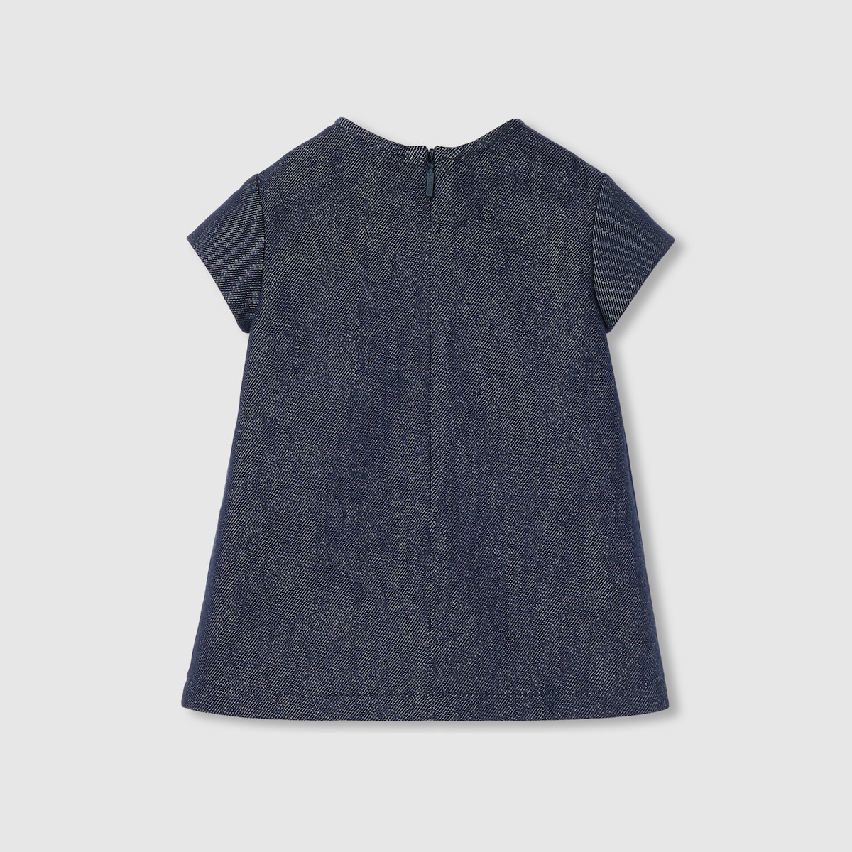 Baby denim dress with Web in white - thumbnail 9