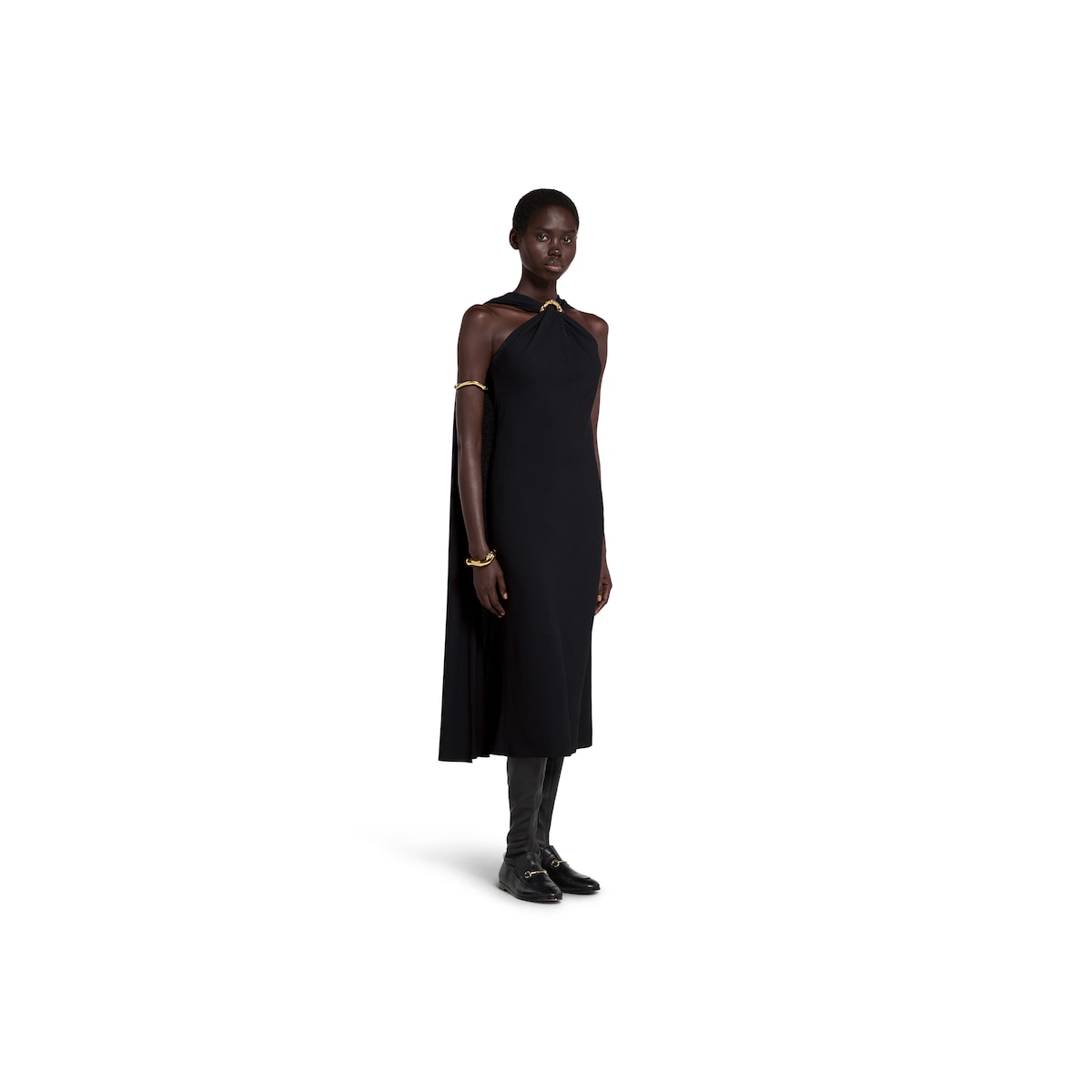 GUCCI★グッチ★素敵！PLEATED SLEEVES BLACK DRESS Gucci Pleated Mini Dress Women Black Dresses – Bluefly