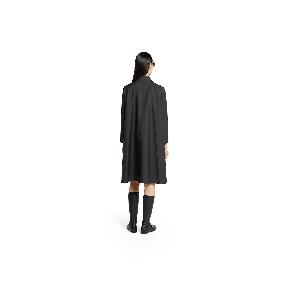 Manteau D'hiver Femme En Laine – Longueur Moyenne, Double Boutonnage – Trench Décontracté – Pour Tous Les Jours