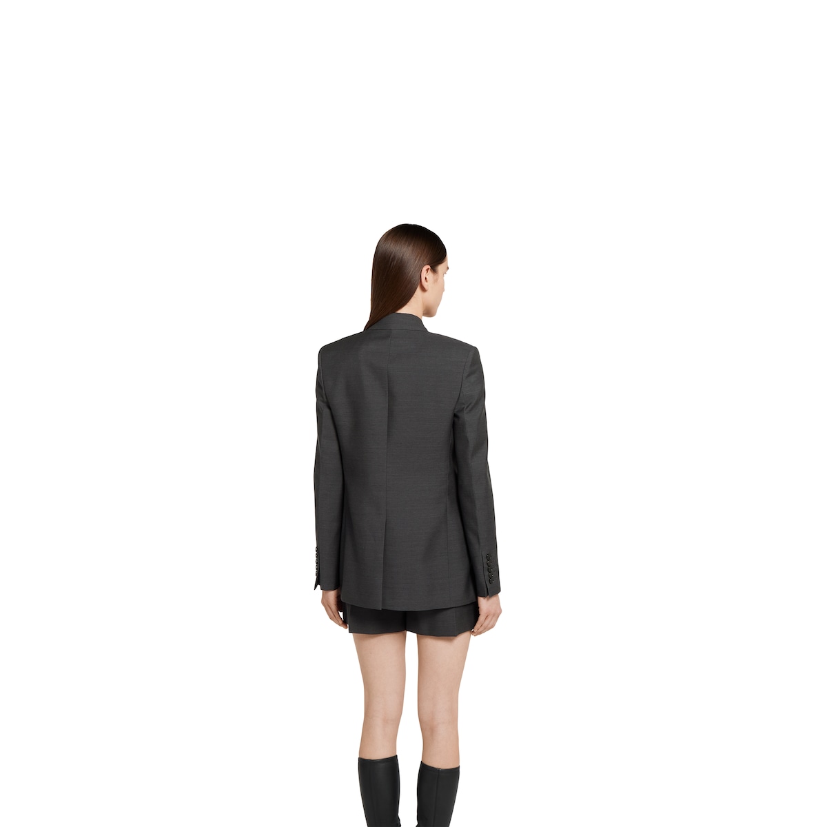 Wool double-breasted jacket