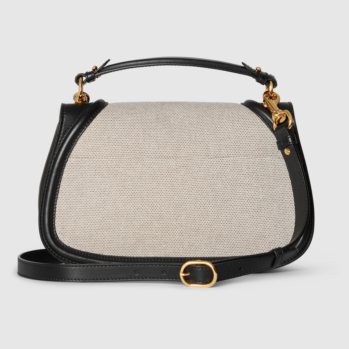 Gucci Blondie medium top handle bag in natural canvas