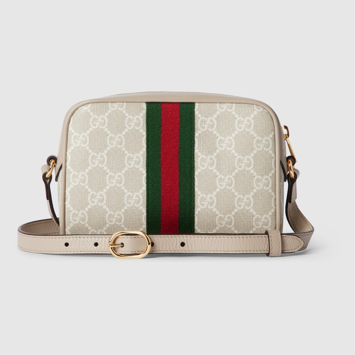 Ophidia mini bag in beige and white Supreme | GUCCI® US