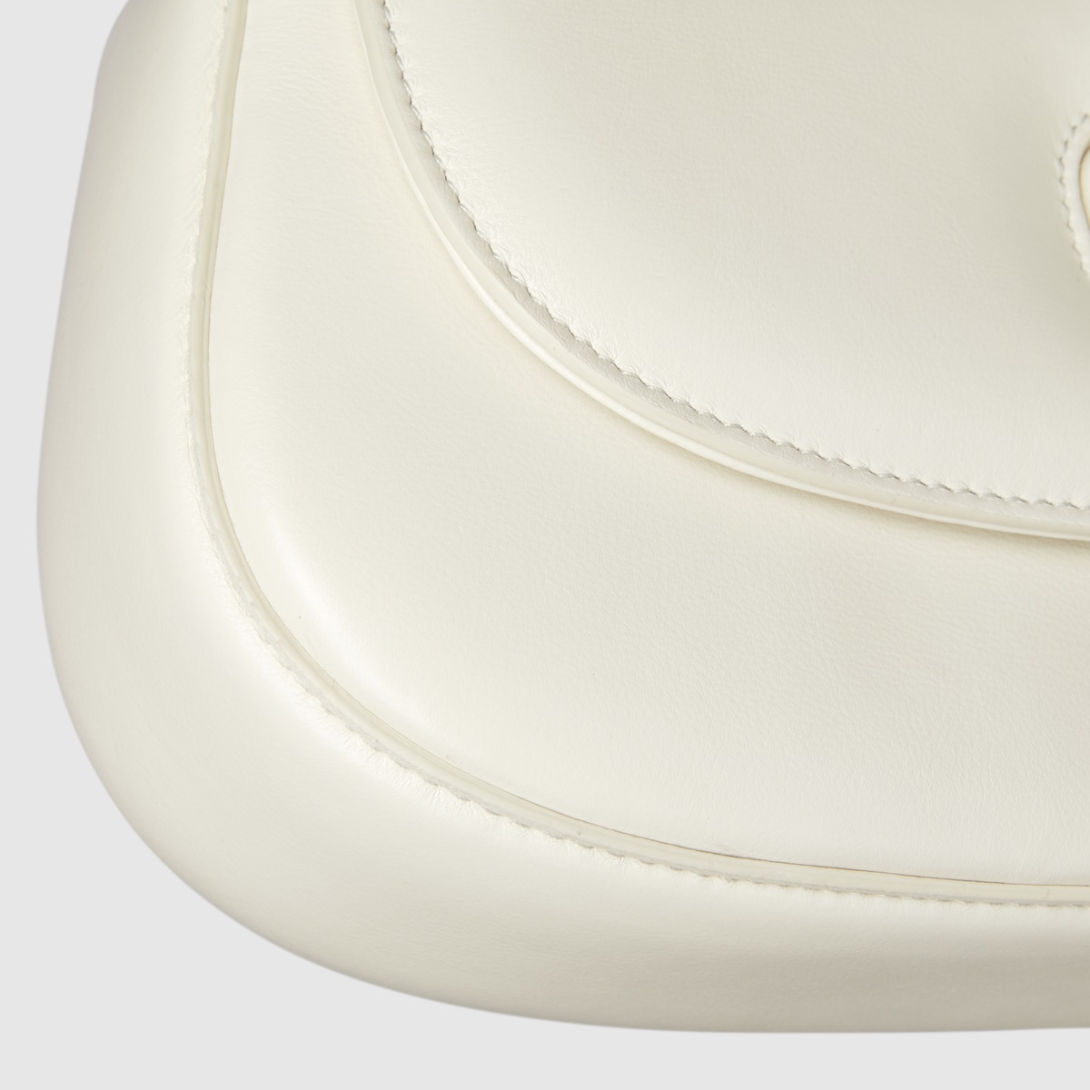 GUCCI ホワイトレザー バンブー グッチ バンブー 1947〕スモールバッグ ・ホワイト レザー