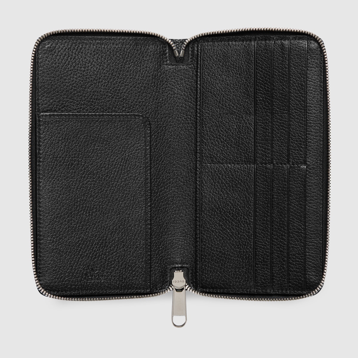 【GUCCI】JUMBO GG DOCUMENT HOLDER●792264AABY01000 Jumbo GG travel document case in black leather | GUCCI® US