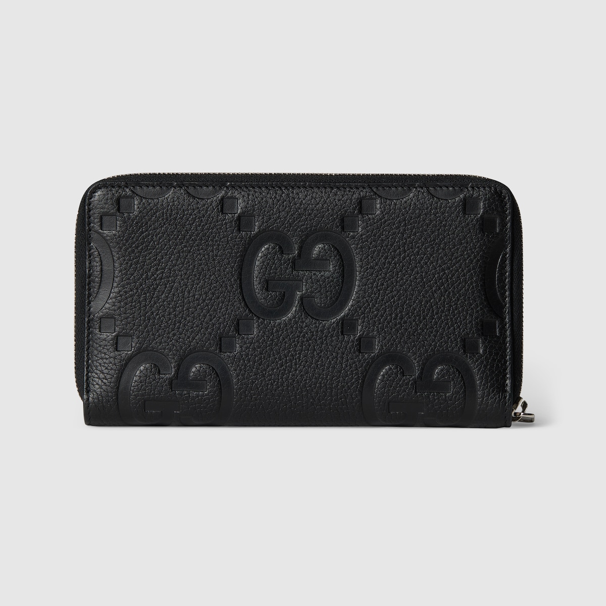 Jumbo GG travel document case in black jumbo GG leather