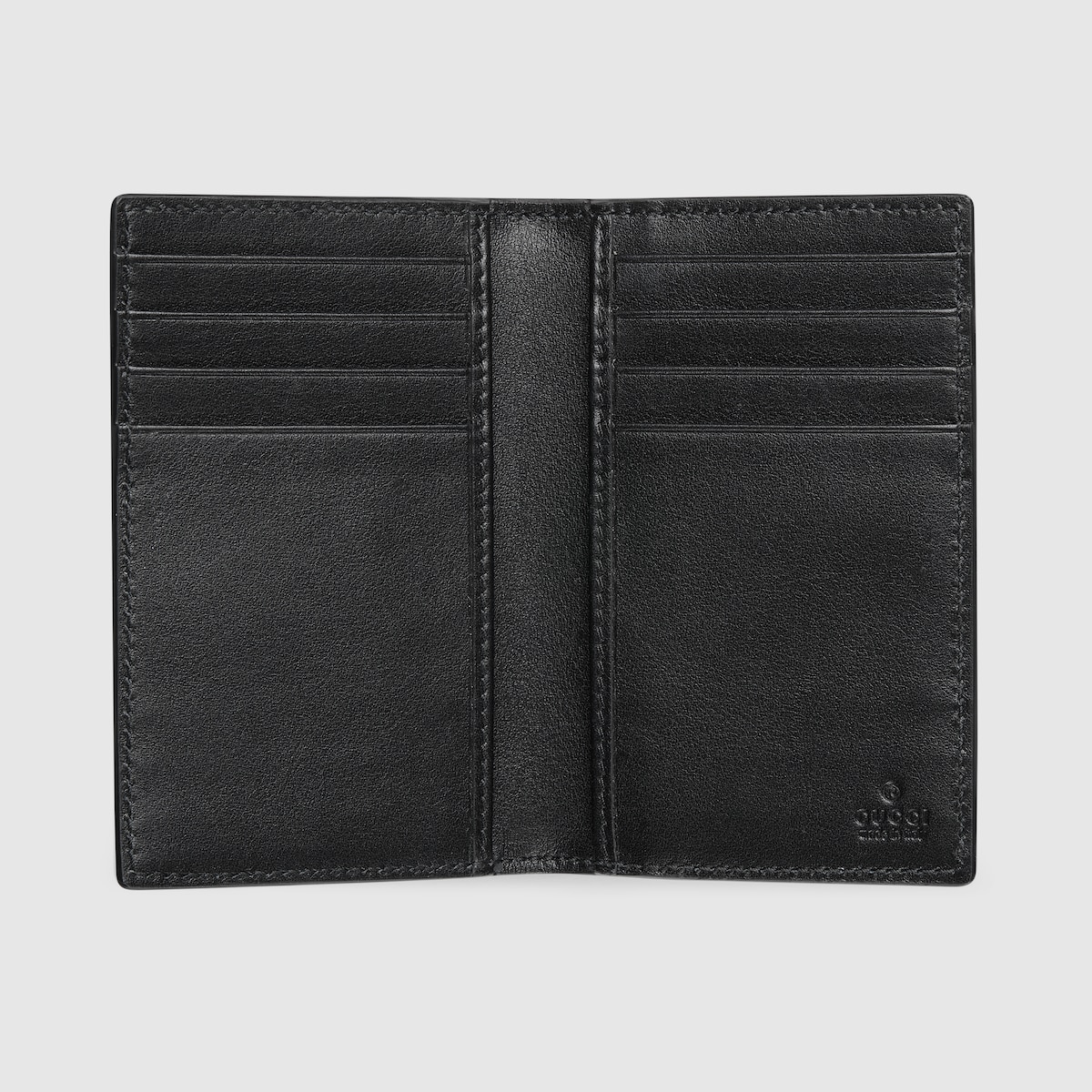 アクセサリーその他 GUCCI GUCCI IMPRINT CARD CASE IN GRAINY LEATHER Gucci Imprint long card case in black GG leather | GUCCI® US