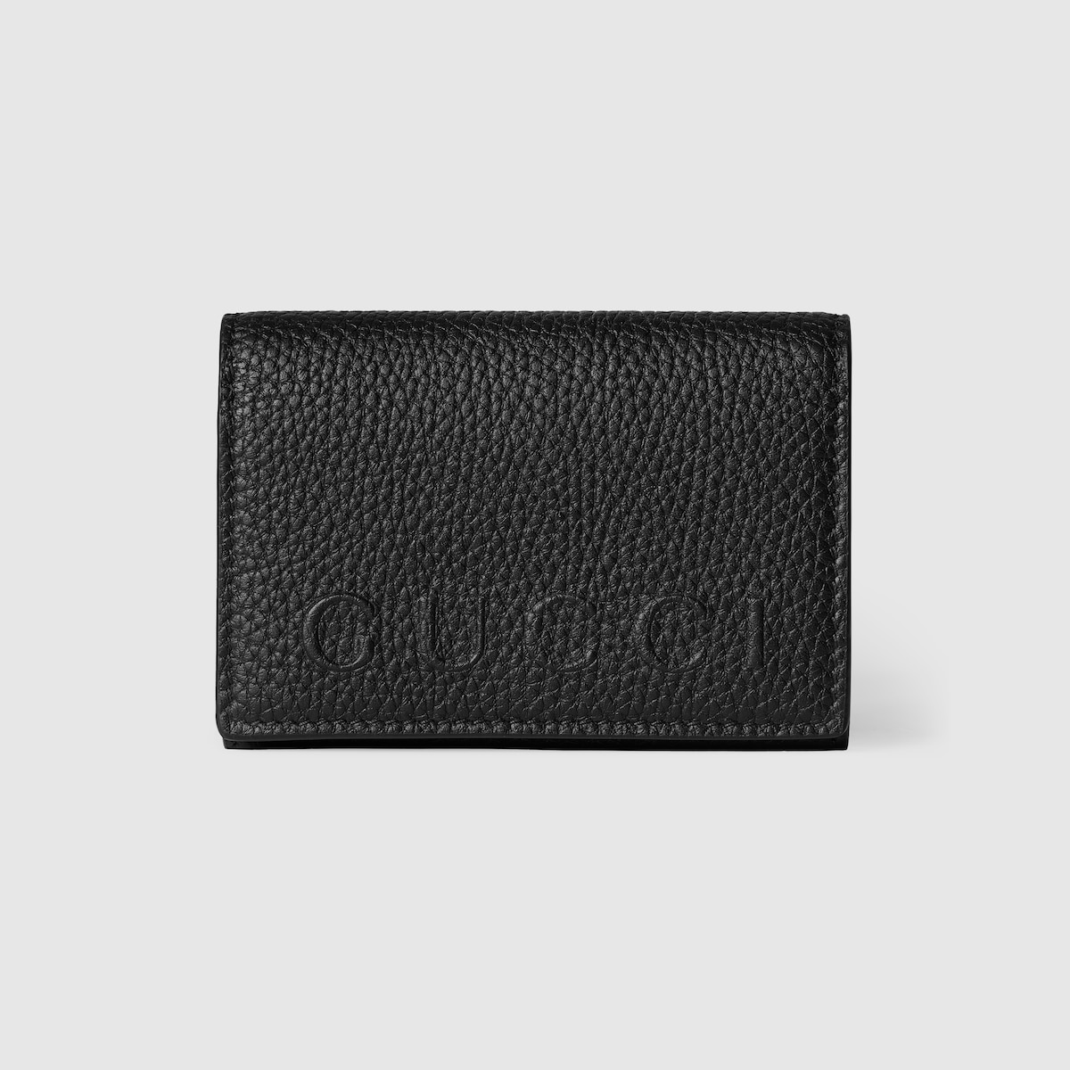 ロゴ カードケース ・ブラック レザー | GUCCI公式