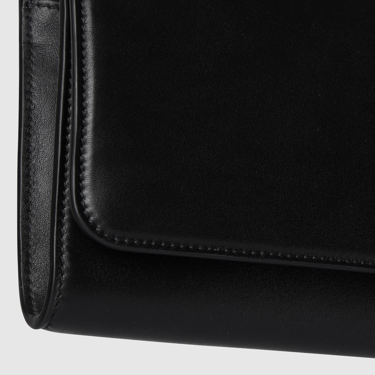 Gucci 73 clutch in black leather | GUCCI® US