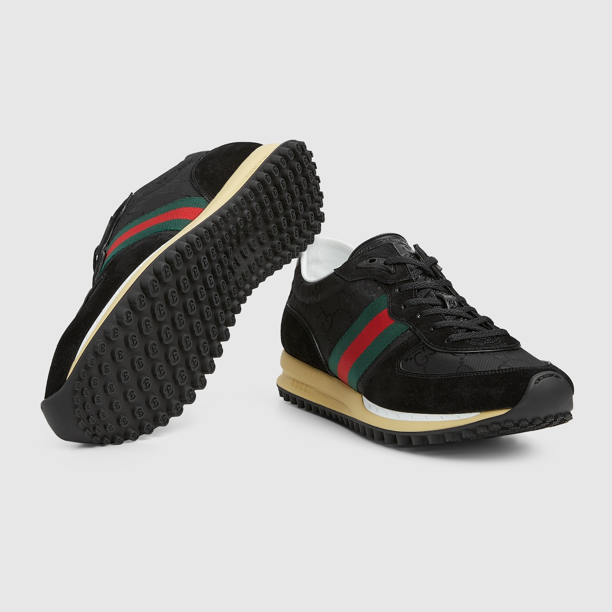 GUCCI スニーカー 黒 NEW GUCCI x ADIDAS ZX 8000 'BLACK GG MONOGRAM