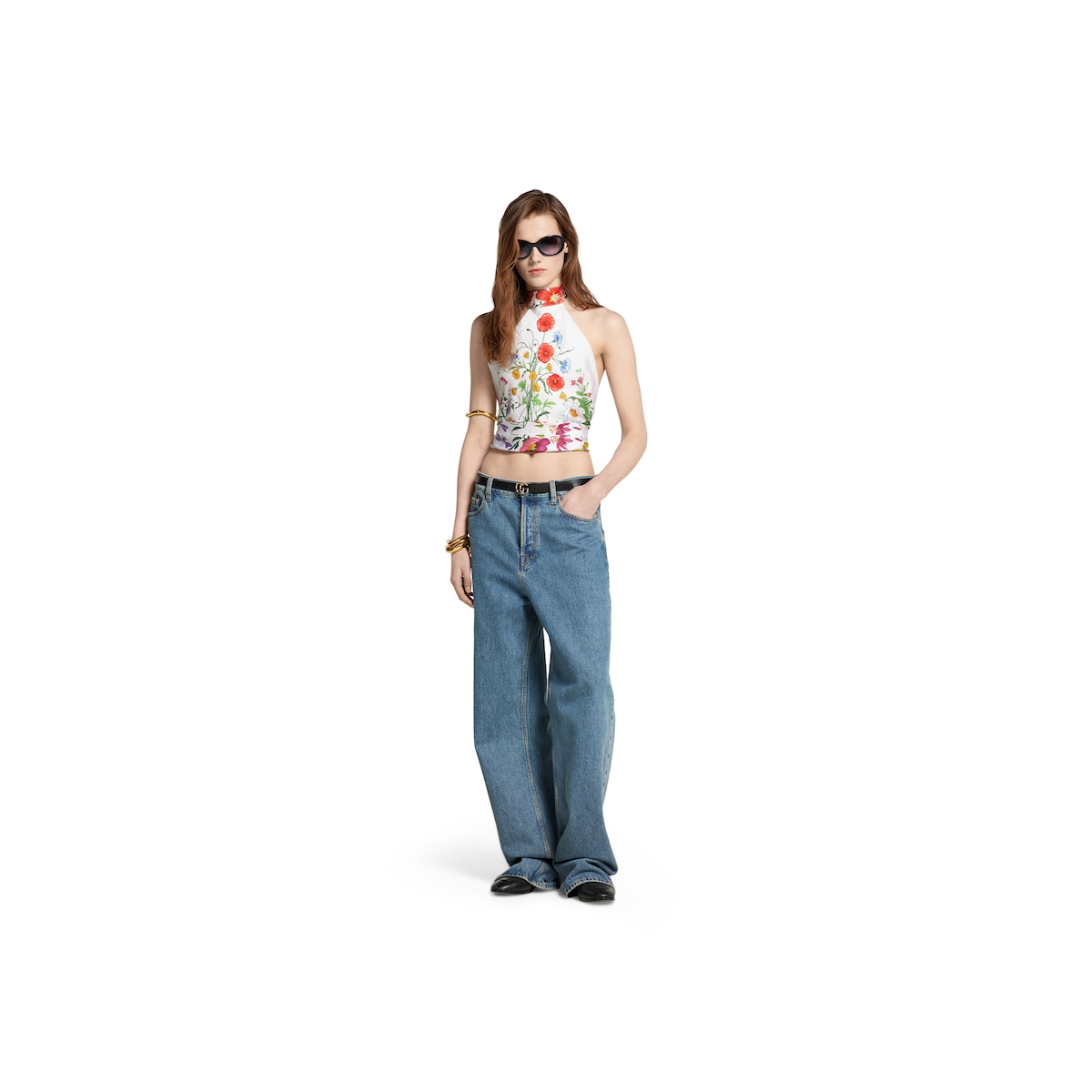 GUCCI ホルターネックトップス　Ｍ 832980_3G001_9060_002_100_1000