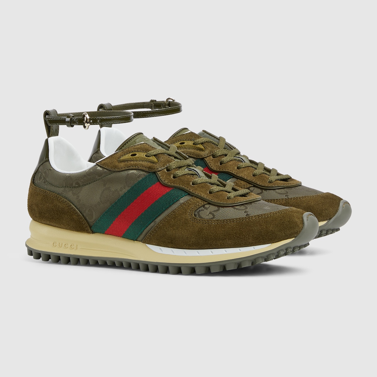 GC 2025 Re-Motion Sneaker Acid Green Suede Cowhide 292413