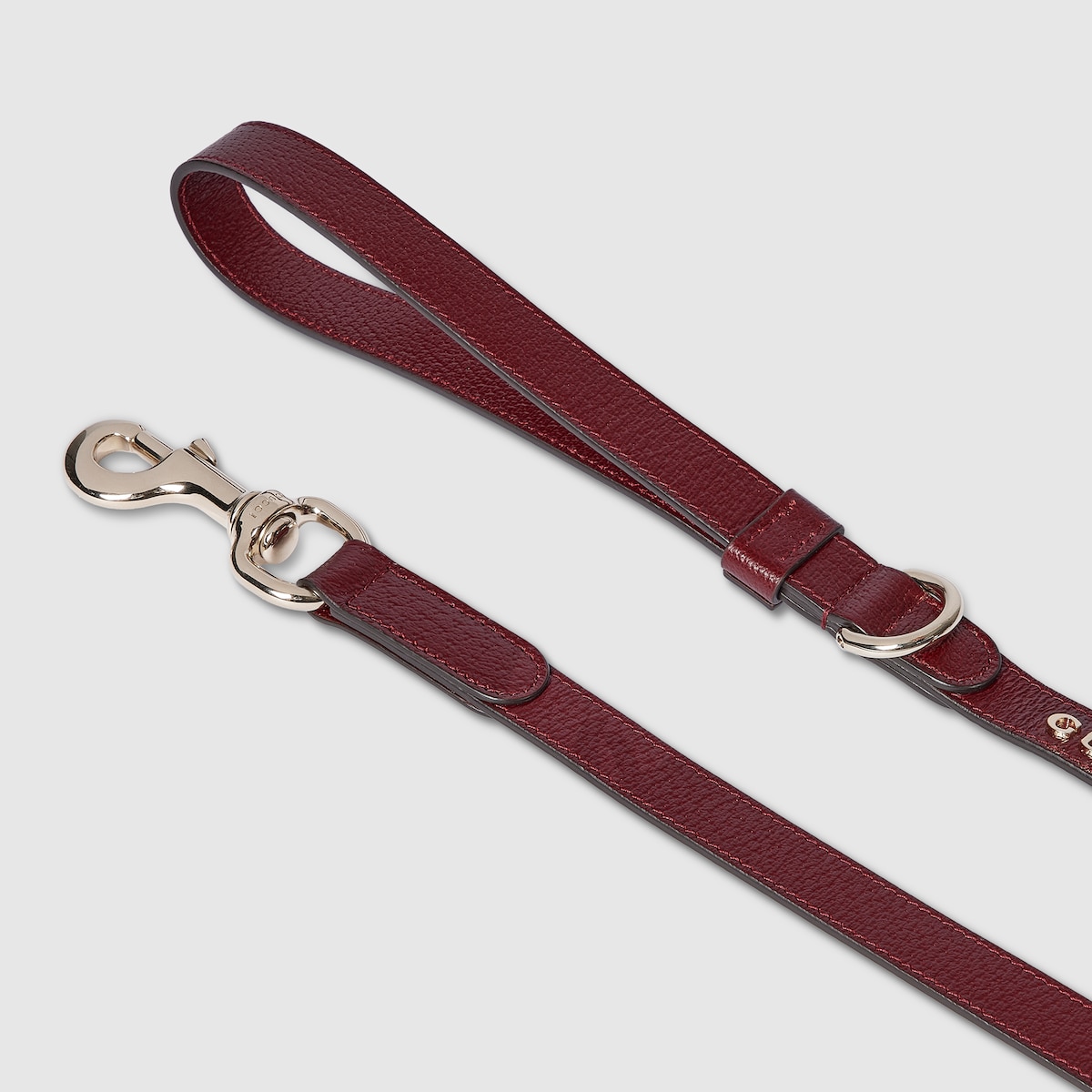 【新品未使用】Gucci スモール/ミディアムペットリード スモール/ミディアム リード ・グッチ ロッソ アンコーラ（深い赤