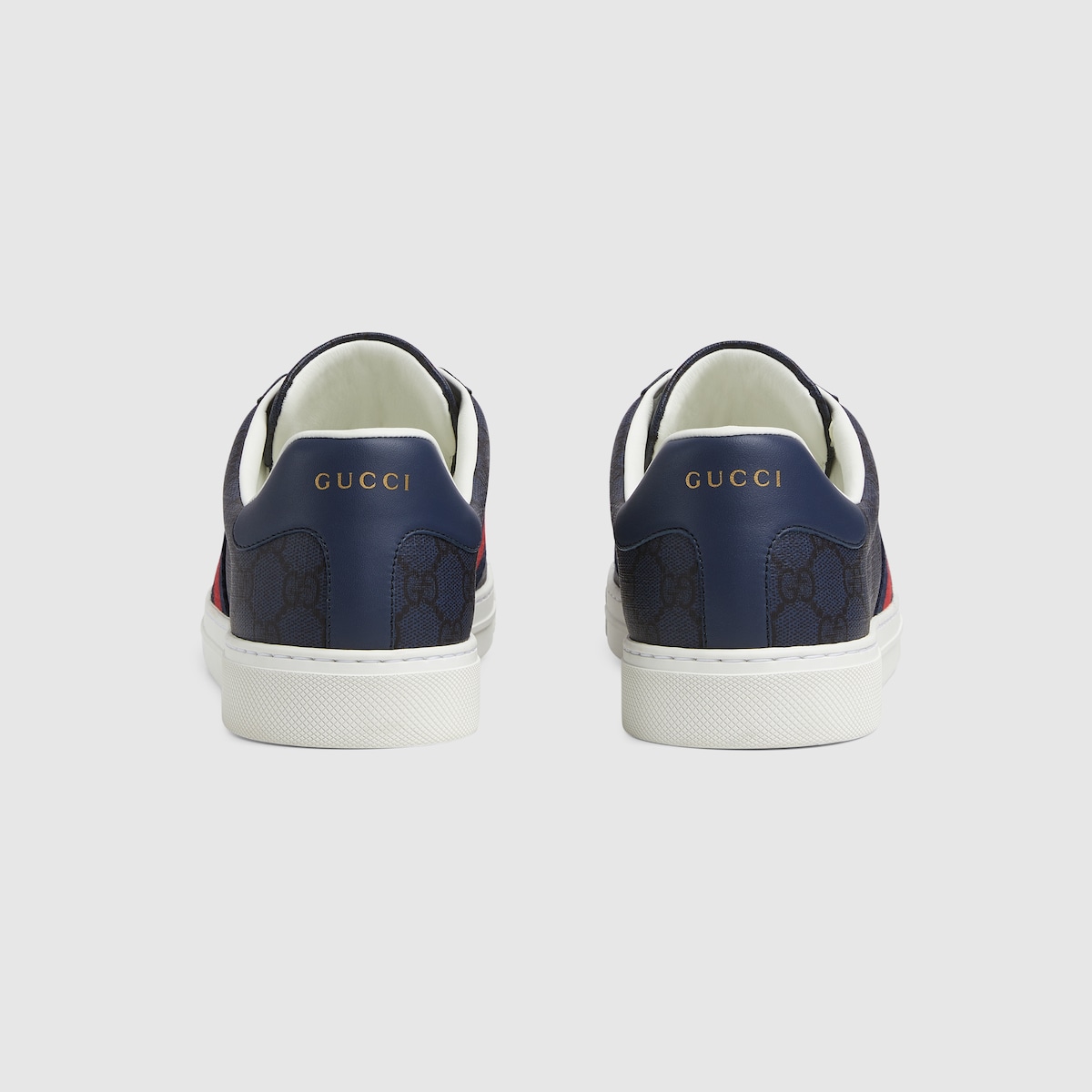 Men's Gucci Ace sneaker with Web in black GG Supreme | GUCCI® US