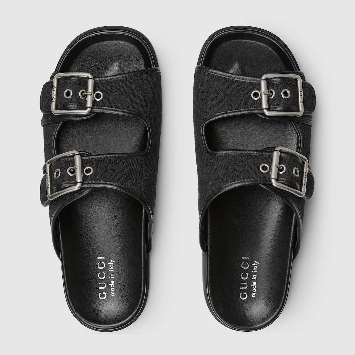 GUCCI ロゴ入りスライドサンダル GUCCI（グッチ） サンダル メンズ シューズ インターロッキングG