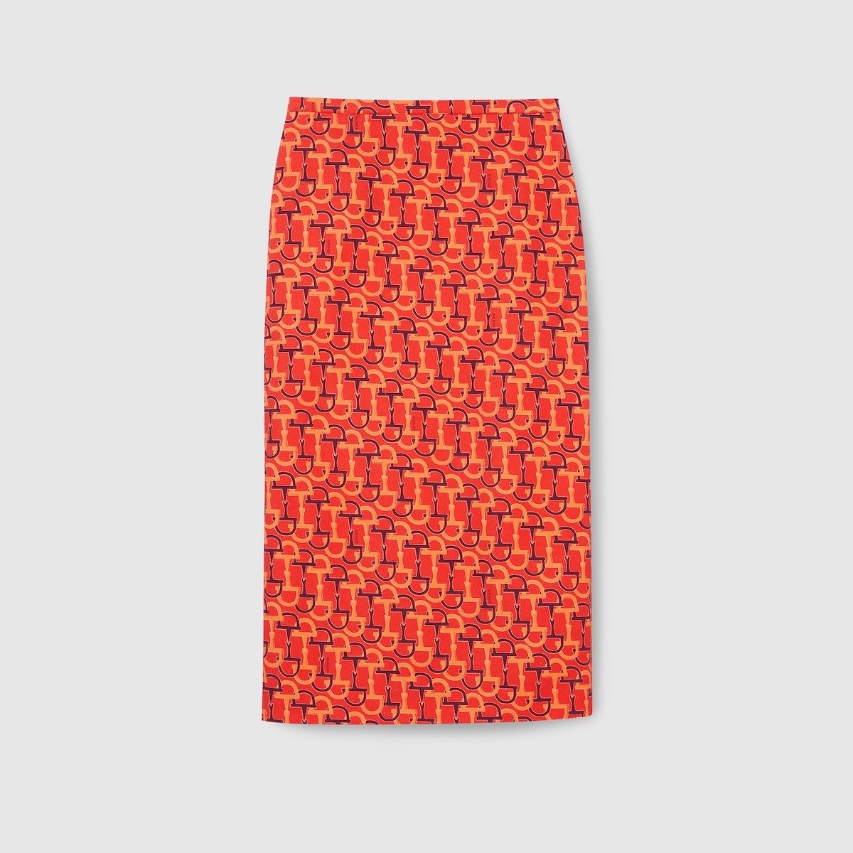 【関税＆送料込み】Gucci Skirt GG embossed mid-length skirt in Gucci Rosso Ancora | GUCCI® US