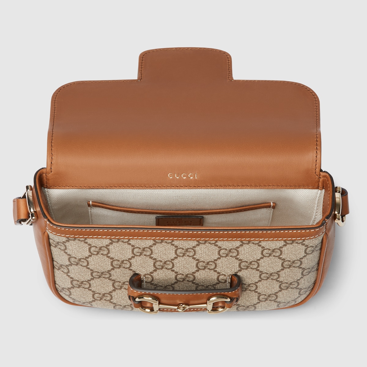 芸能人愛用 Gucci Horsebit and beige in bag shoulder small Soft 1955 その他