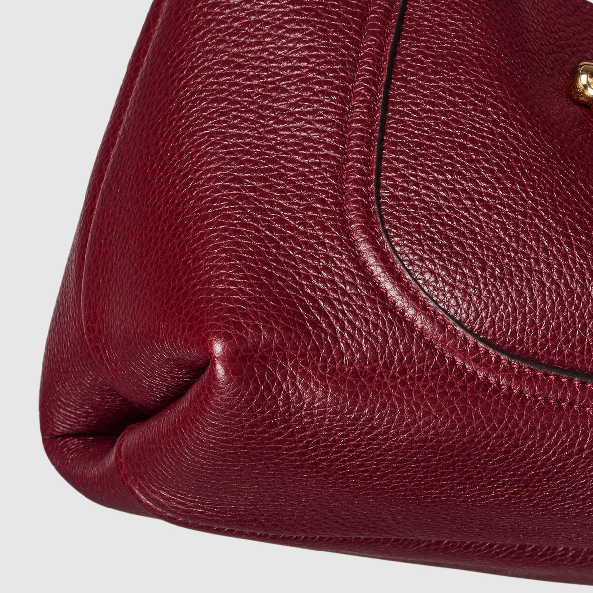Softbit Medium Leather Top Handle Bag - Cream