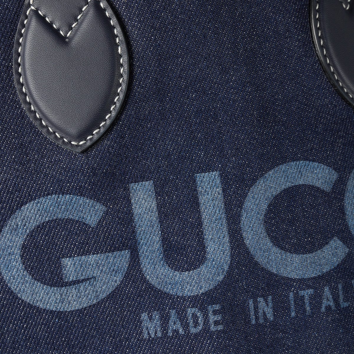 GUCCI TOTISSIMA トーティッシマ トートバッグ 820496 FAD3J Gucci Totissima small reversible tote in dark blue denim