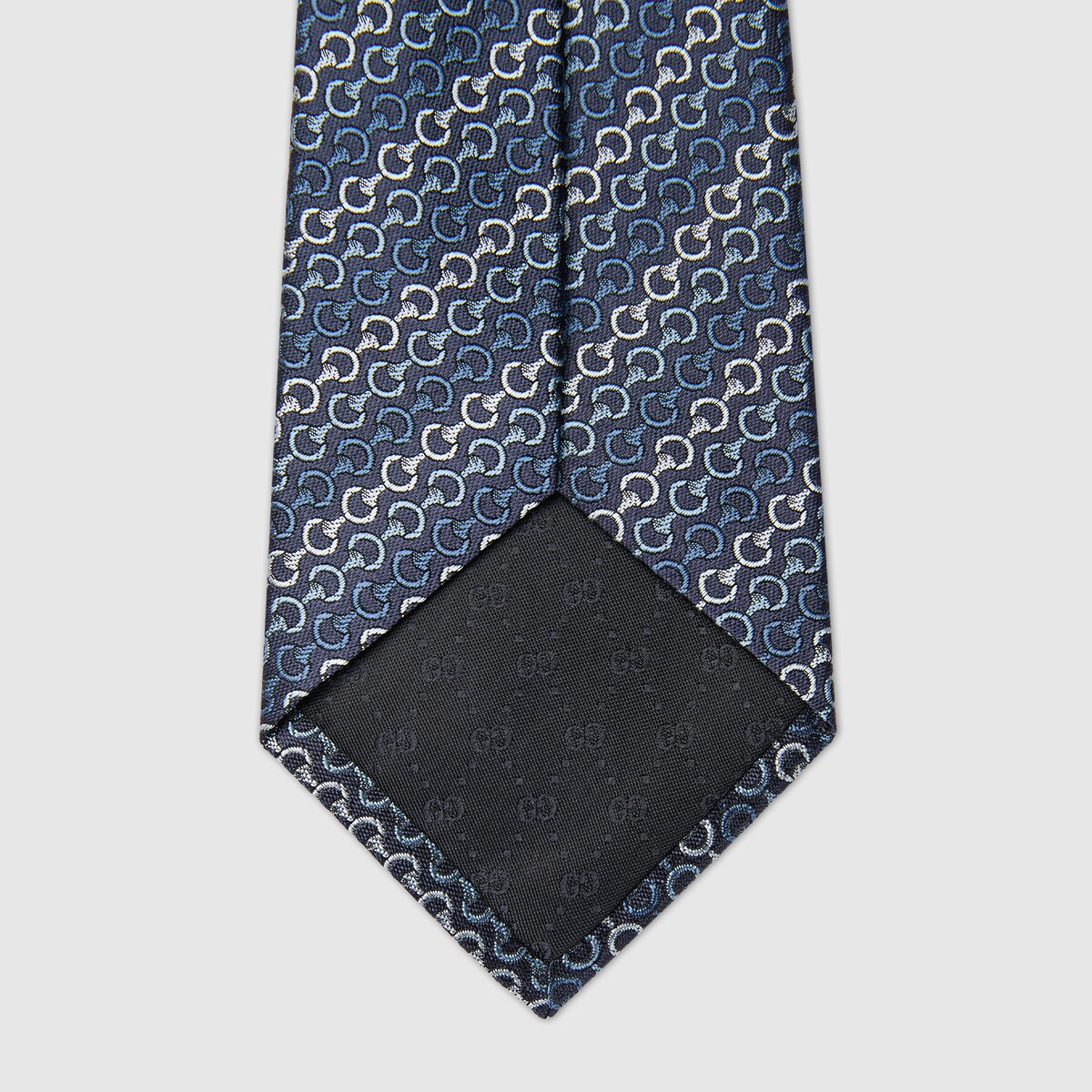 ホースビット シルクジャカード ネクタイ ・ダークブルー | GUCCI公式