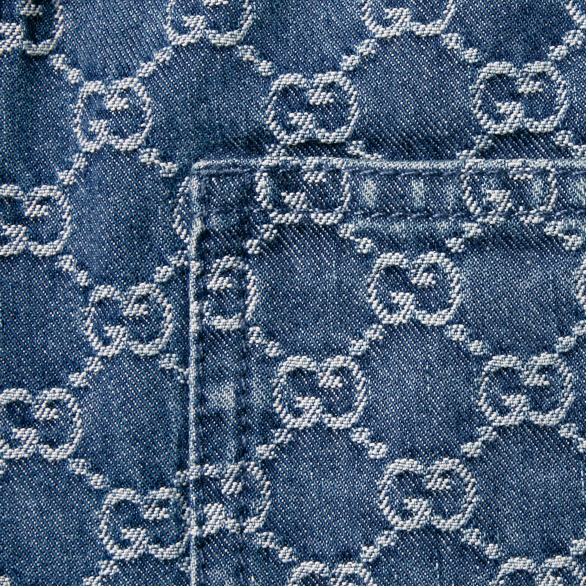 【希少】GUCCI グッチ GGジャガードデニム ショートパンツ 総柄 M GUCCI - 【希少】GUCCI グッチ GGジャガードデニム ショートパンツ 総