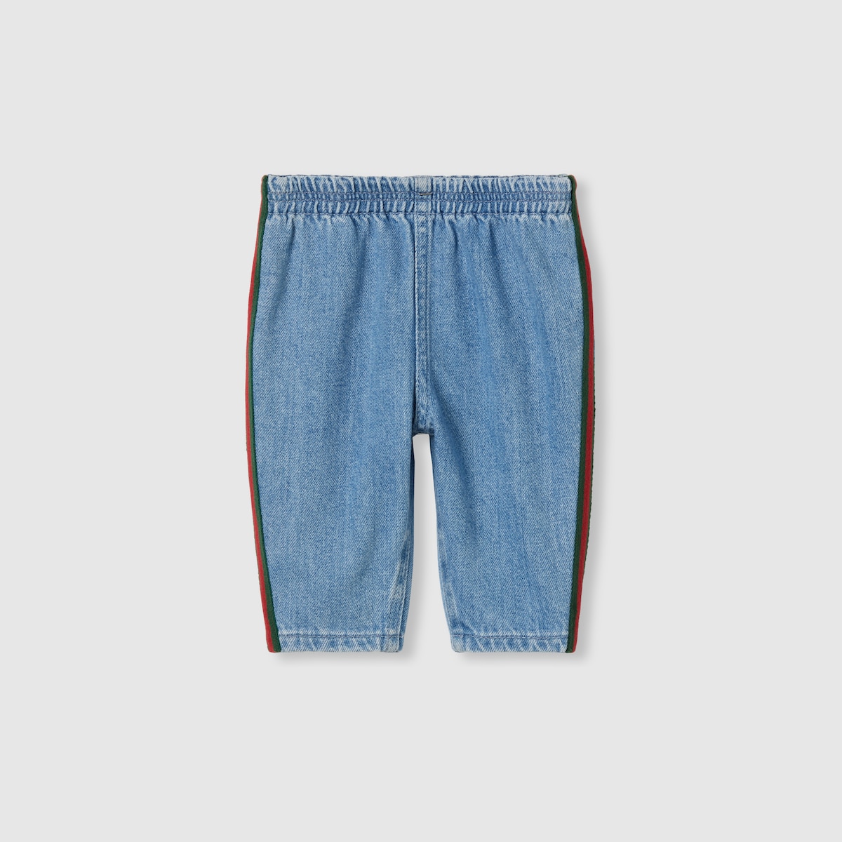 aybabyct007様 Baby denim pants with Web in light blue | GUCCI® US