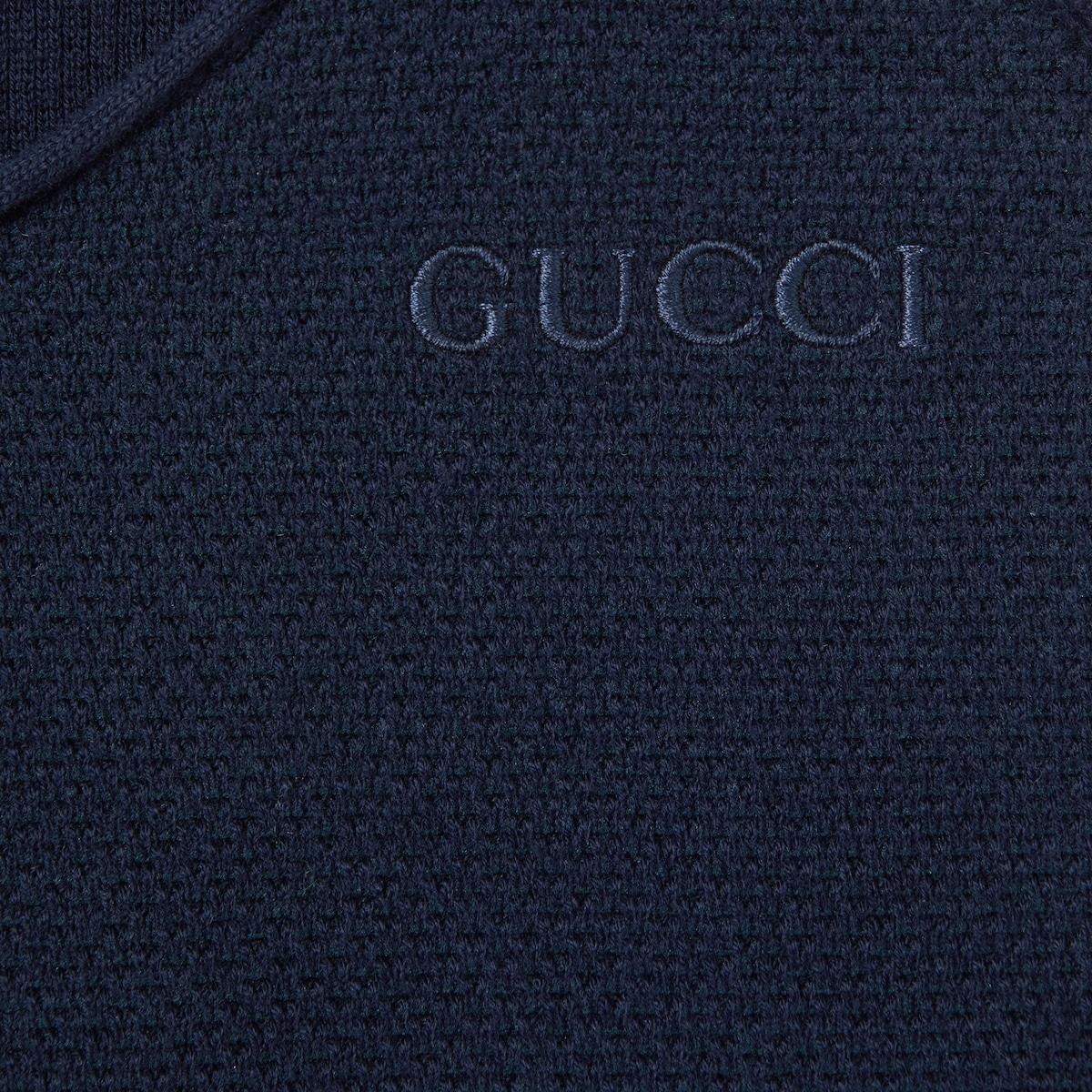 チルドレンズ〕エンブロイダリー コットン トップ ・ダークブルー