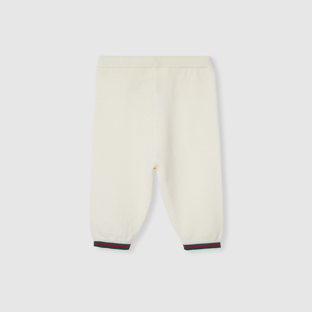 Baby wool pants with Web in white