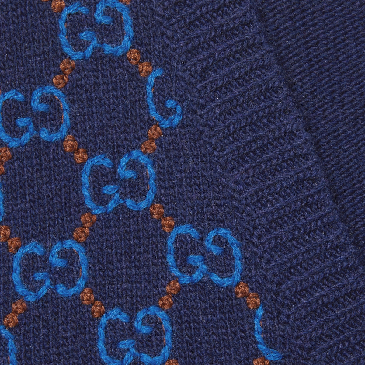 トップス Gucci wool LS knit blue flower butterfly Designer Women's