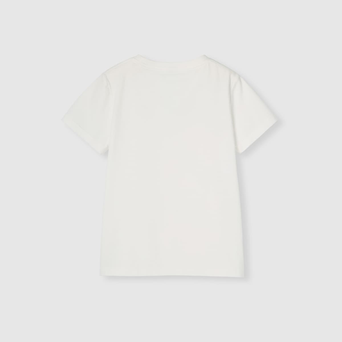 Children's T-shirt with embroidery in white - thumbnail 2