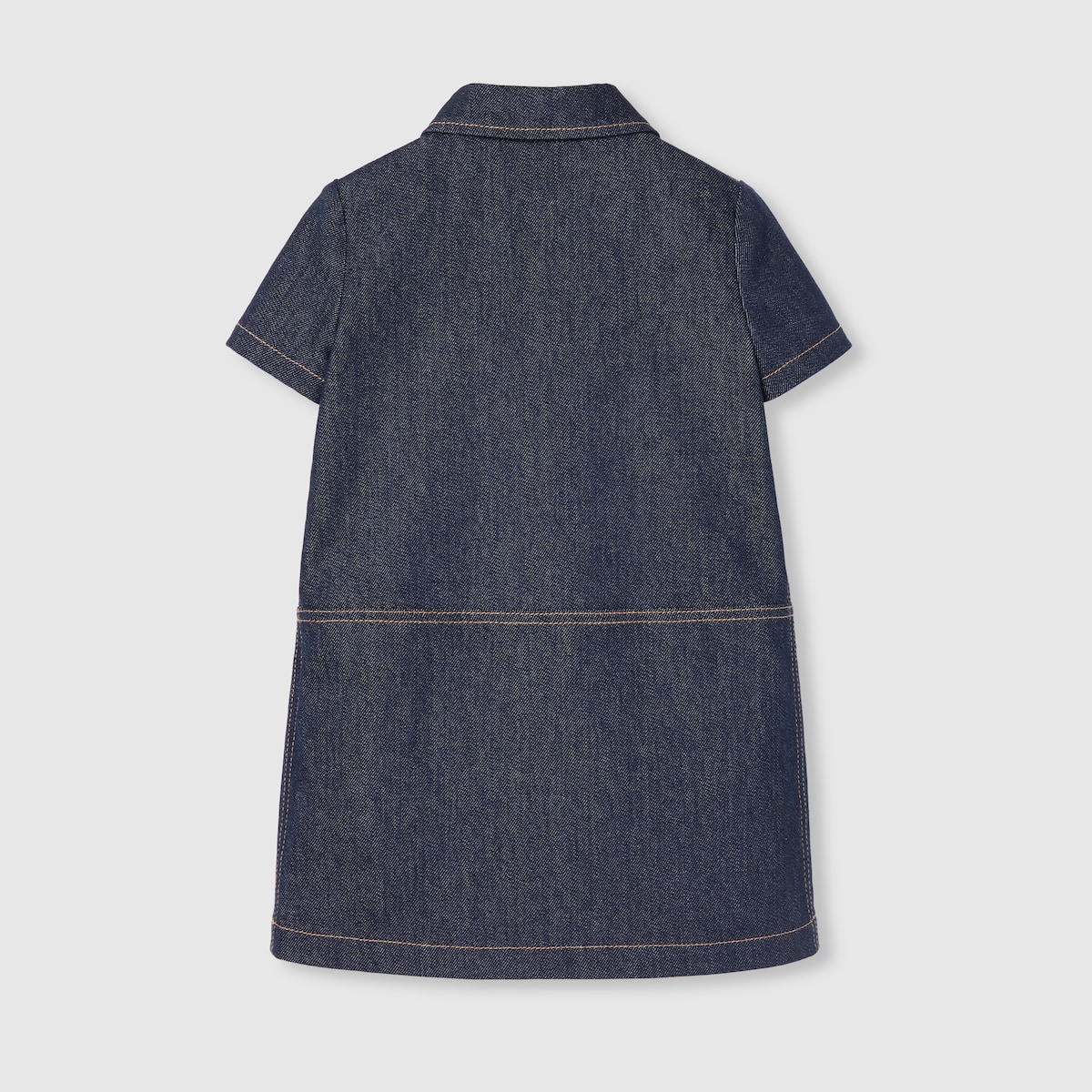 Children's denim dress with Horsebit in dark blue - thumbnail 2