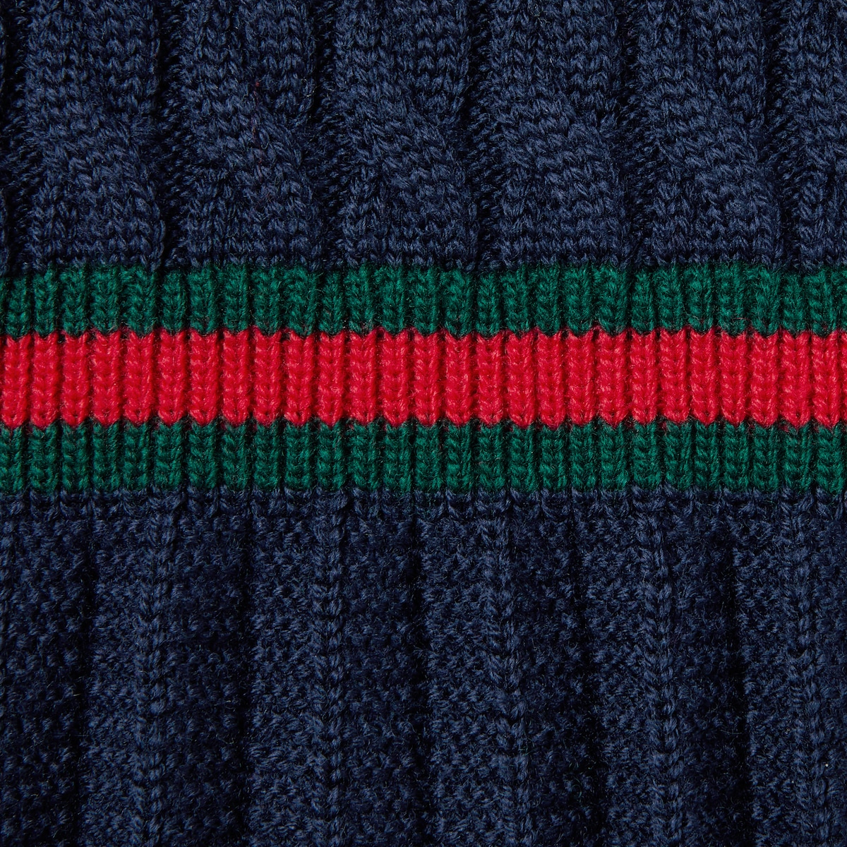 Children's wool dress with Web in dark blue