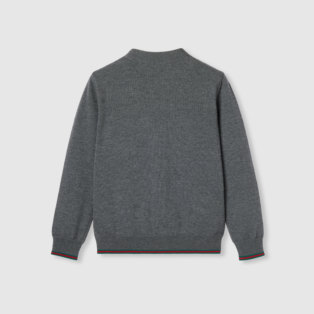 Children's wool cardigan with Web in grey | GUCCI® UK