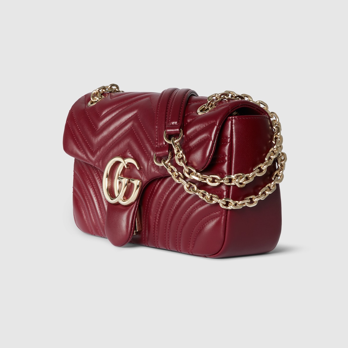 【送料&関税込】Gucci Gg Marmont MatelassAC Leather Shoulder Gucci GG Marmont Large Matelassé Shoulder Bag NEW